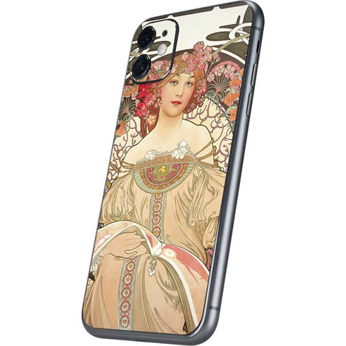 Alphonse Mucha Reverie 1897 iPhone 11 Skin